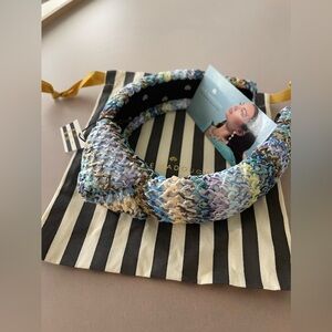 Lele Sadoughi Woven Multicolor Headband